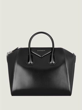 Givenchy Medium Black Antigona Smooth Leather Satchel